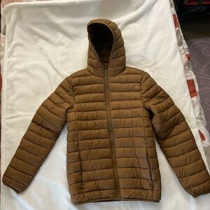 H&M Women's Brown Puffer Jacket
